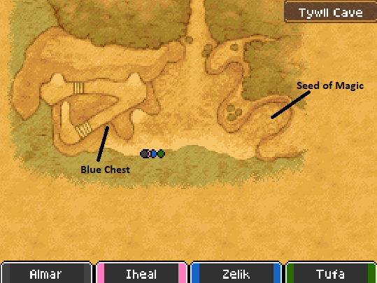 Tywll Cave Map Locations